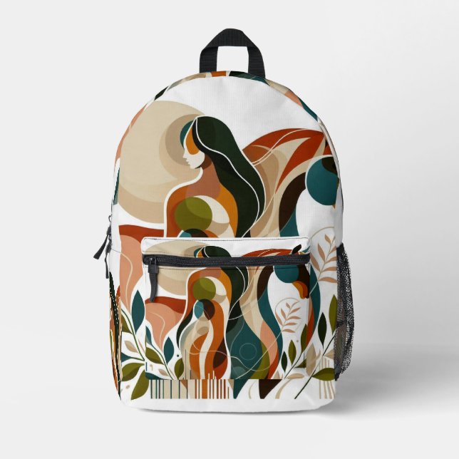 Mochila resumen de caballos y mujeres (Anverso)