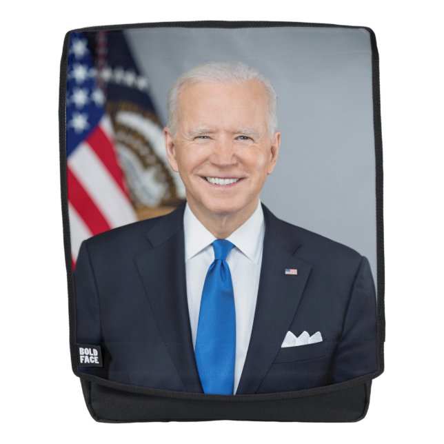 Mochila Retrato de la Casa Blanca del presidente Joe Biden (Anverso)