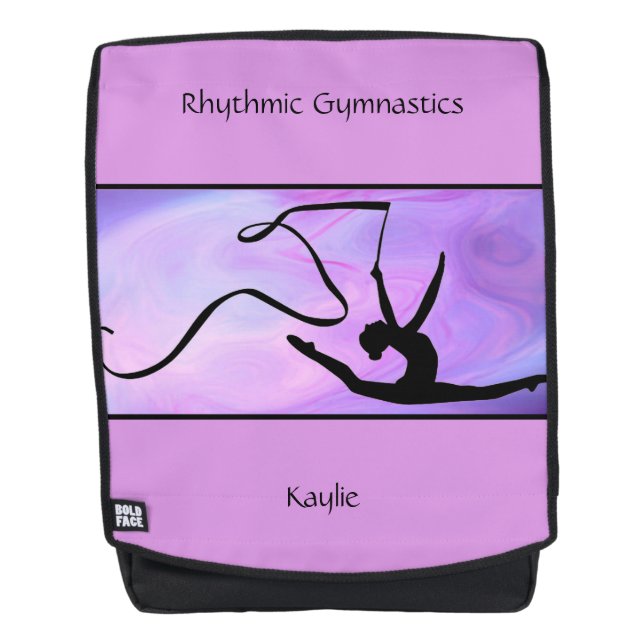 Mochila Rhythmic Gymnastics Purple Ribbon (Anverso)