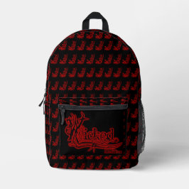 Mochila roja malvada