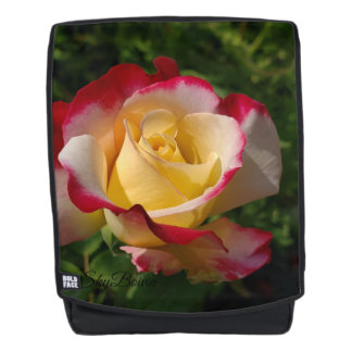 Mochila rosa amarillo