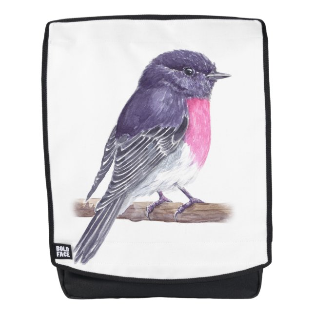 Mochila Rosa robin (Anverso)
