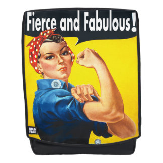 Mochila Rosie The Riveter Fierce and Fabulous Trendy
