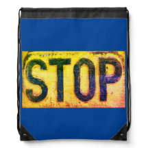 Rótulo Antique Stop