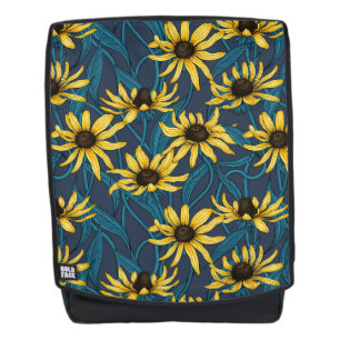 Mochila Rudbekia amarilla en la marina