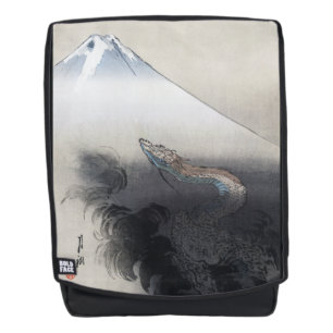 Mochila Ryu Shoten: Dragón ascendente sobre Fuji, Japón