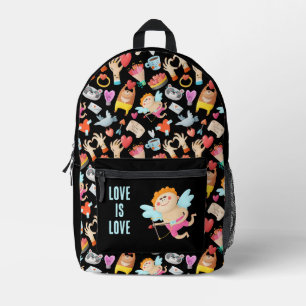 Mochila San Valentín Love is Love Cupido