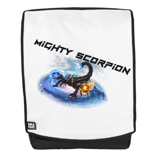 MOCHILA SCORPION OF THE COSMIC ARCANE (Anverso)