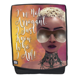 Mochila Sé quién soy afirmación