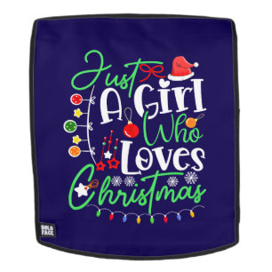 Mochila Sólo Una Chica Que Ama La Navidad