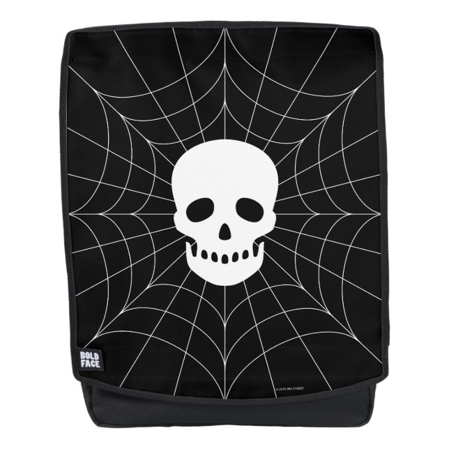 Mochila Spiderweb Skull (Anverso)