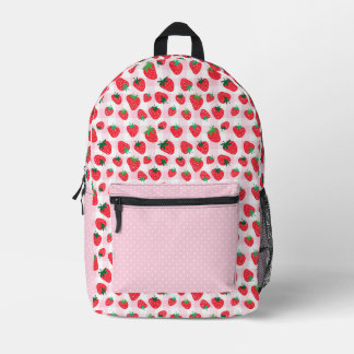 Mochila Stawberry de color rosa