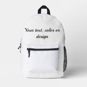 Mochila - Su texto, color o diseño