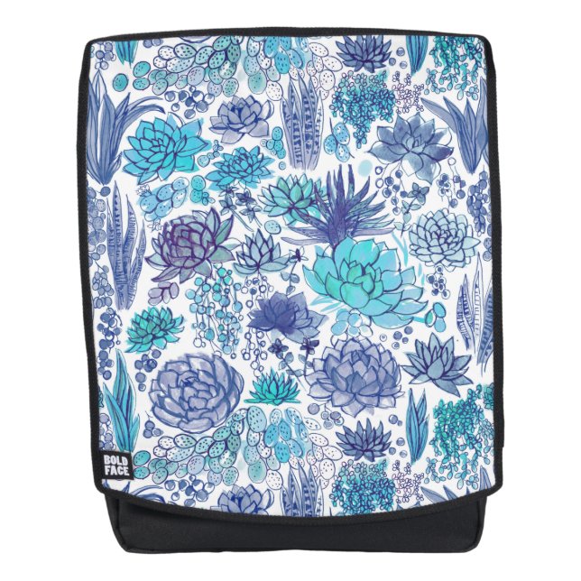 Mochila Suculento jardín (Anverso)