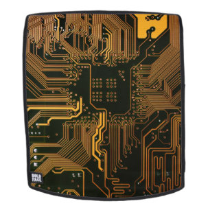 Mochila Tarjeta de circuito electrónico del Naranja del PC