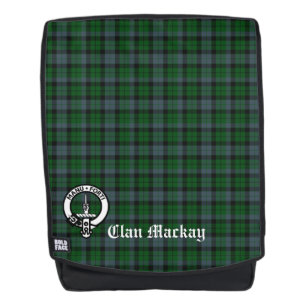 Mochila Tartan y emblema de Clan Mackay