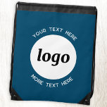 Mochila Texto de logotipo redondo Negocios promocionales V<br><div class="desc">Añade tu propio logotipo y elección de texto a este diseño. Eliminar el texto superior o inferior si lo prefiere. Minimalista y profesional. Ideal para un producto promocional para sus clientes y clientes. Su logotipo será recortado a un círculo blanco. Para ver otras versiones,  vea la colección.</div>