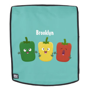 Mochila Tía de pimiento picante capsicum trío canto person