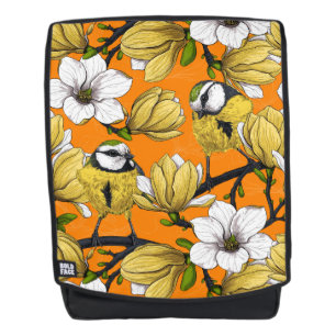 Mochila Tiempo de primavera en amarillo