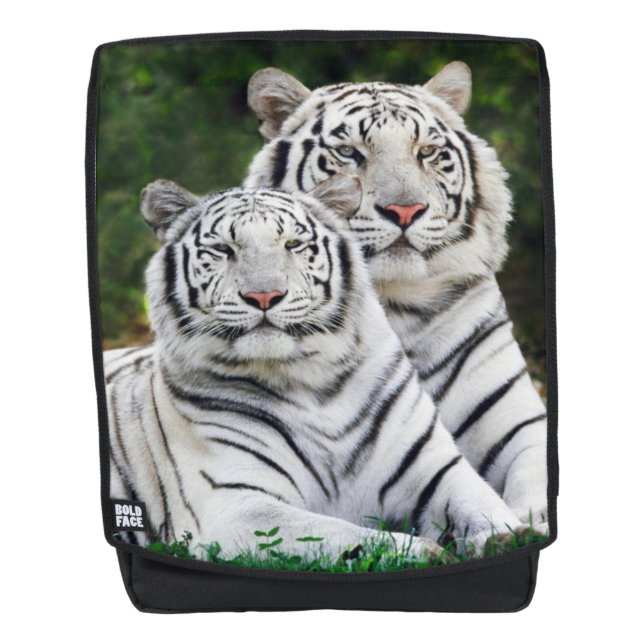 Mochila Tigres blancos (Anverso)