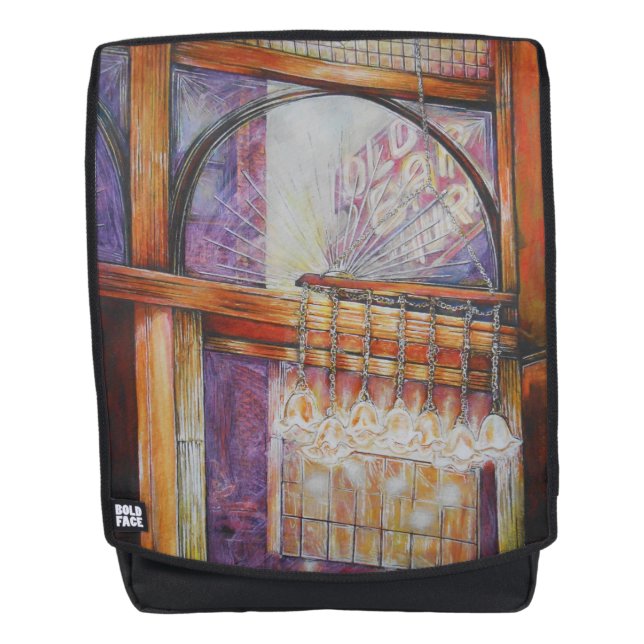 Mochila Todos Estamos Volando A La Misma Luz. (Anverso)