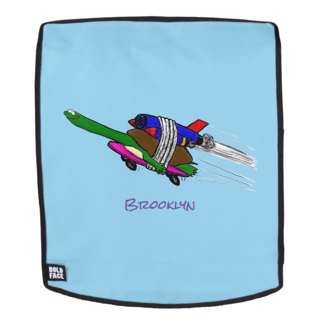 Mochila Tortuga voladora (Cara extraíble)