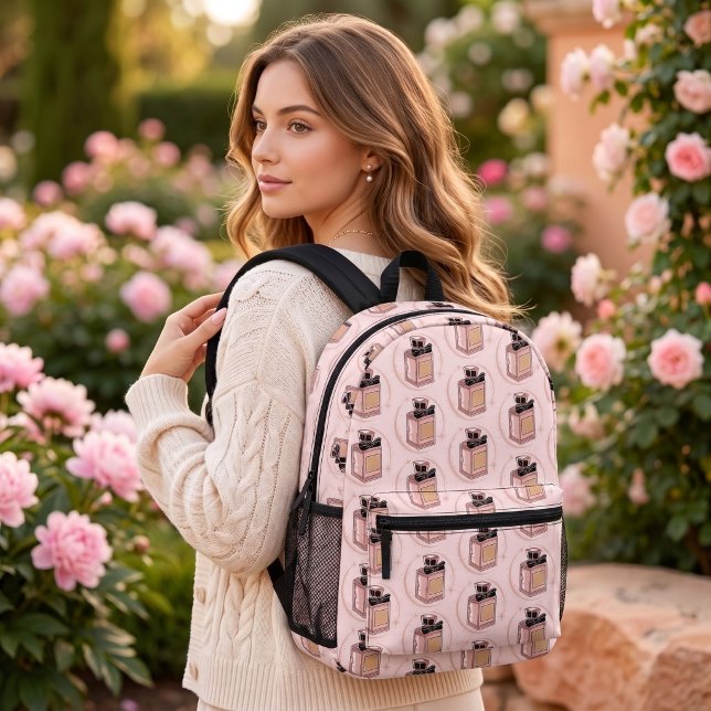 Mochila Trasera Impresa De Perfume (Subido por el creador)