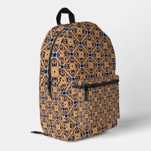 Mochila trasera impresa diseño robot