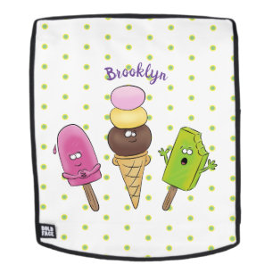 Mochila Un trío de personalizado de helados de helado de s