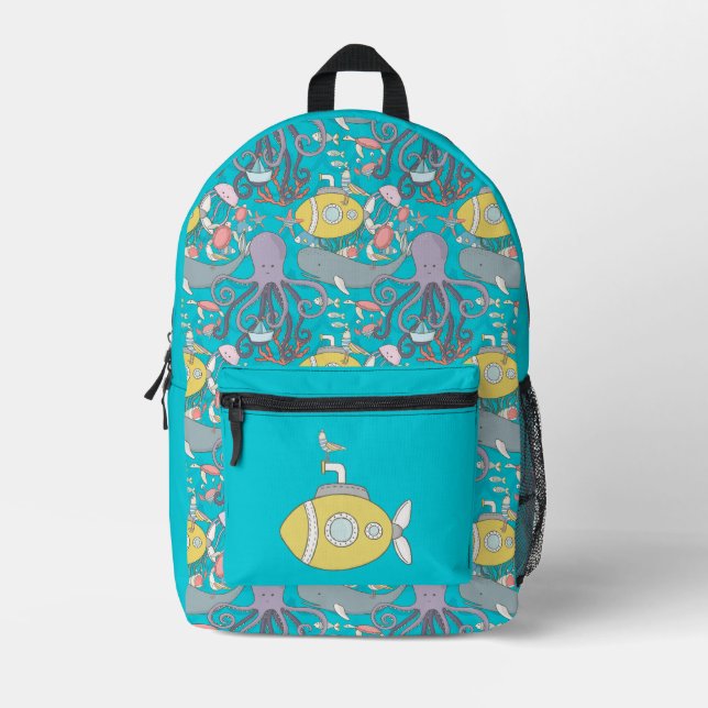 Mochila UNDER THE SEA (Anverso)
