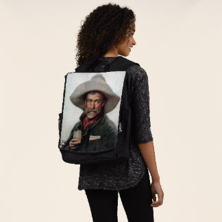 Mochila Vaquero Español en Salón del Viejo Oeste
