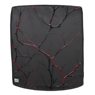 Mochila Venas negras y rojas