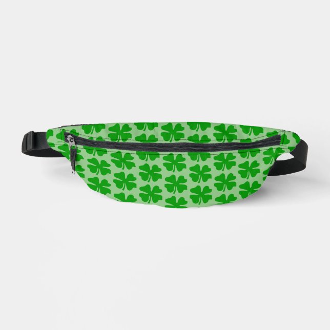 Mochila verde afortunada St Patrick's Day (Anverso)