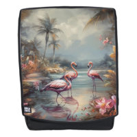 Viaje de Arte Refinado Flamingo Laguna Tropical
