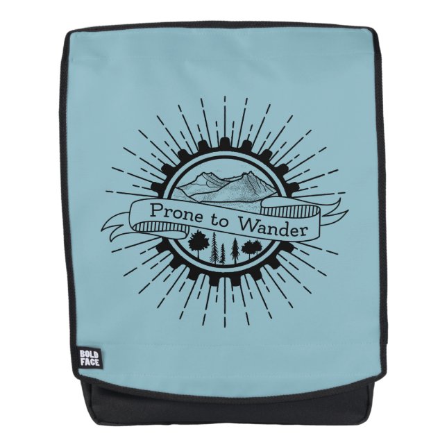 Mochila Viajero Propenso a Vagar (Anverso)