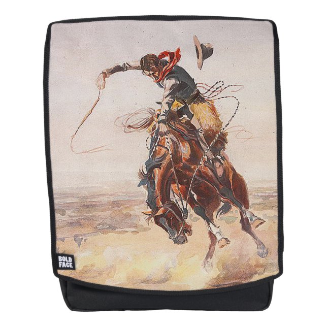 Mochila Vida del vaquero de la CAMISETA (Anverso)