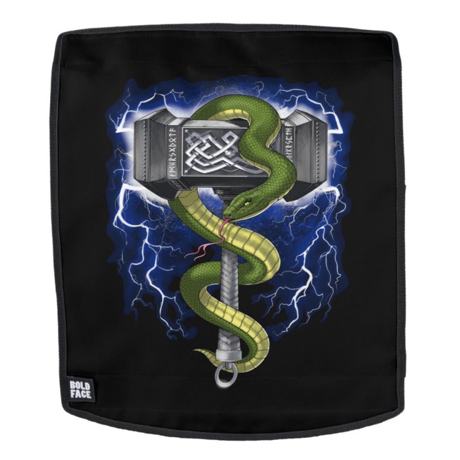 Mochila Viking Warrior Hammer (Cara extraíble)