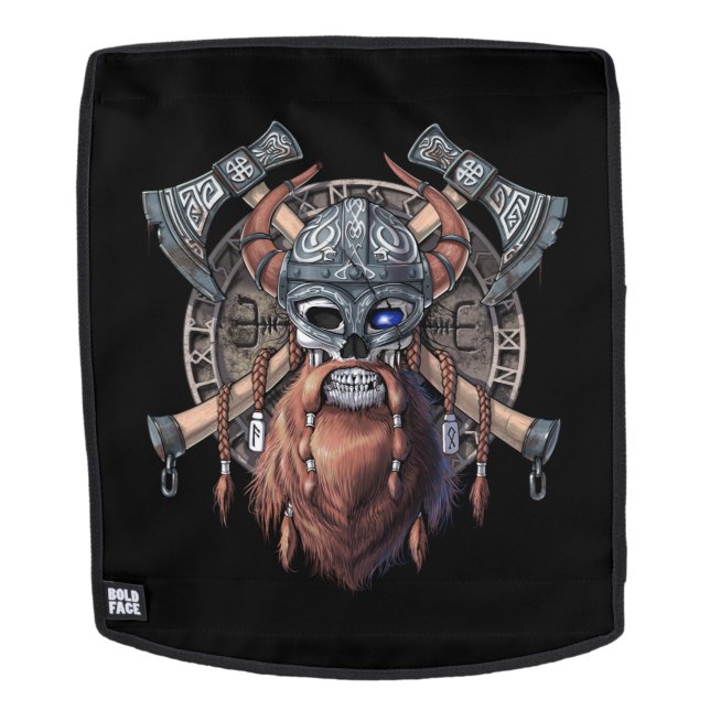 Mochila Viking Warrior Skull (Cara extraíble)