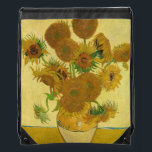Mochila Vincent van Gogh - Vase con quince girasoles<br><div class="desc">Vase con quince girasoles / Vase avec quinze tournesols - Vincent Van Gogh,  agosto de 1888 - Sunflowers 1888 versión para la boca (F454)</div>