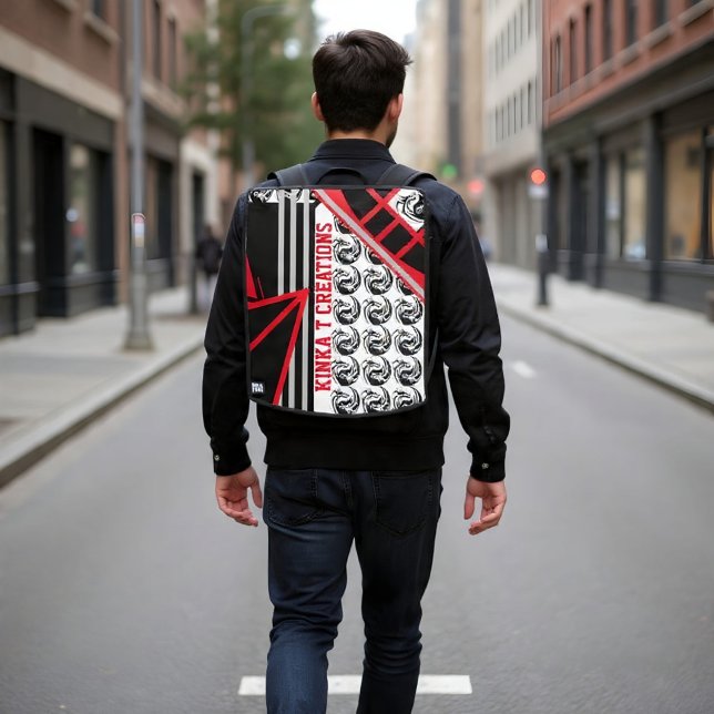 Mochila Yin Yang Dragon (Subido por el creador)