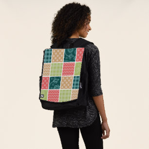 Mochila Zigzag, Chevron, Gingham, Puertos Polka, Patchwork