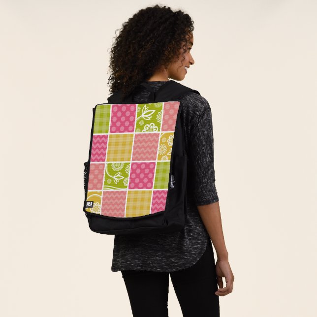 Mochila Zigzag, Chevron, Polka Dots, Gingham, Patchwork (Puesto)
