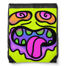 Zombie Monster brillante Gimnasio amarillo Drawstr