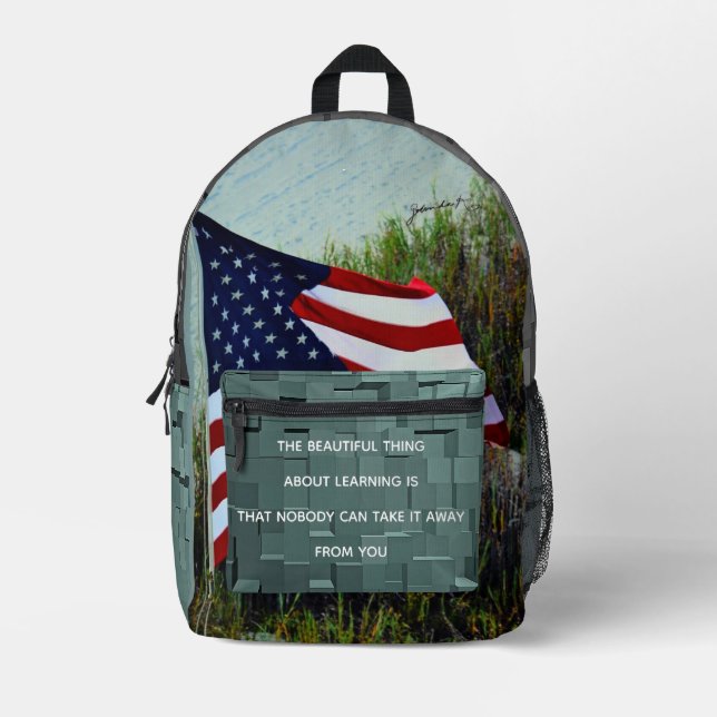 Mochilas bandera de EE. UU. (Anverso)