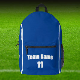 Mochilas de equipo deportivo - Nombre y número per