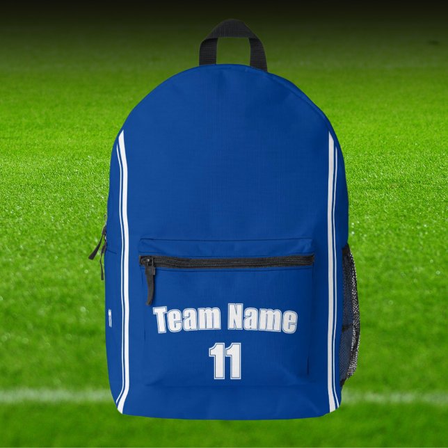 Mochilas de equipo deportivo - Nombre y número per (custom sports backpacks and bags with name and number.)