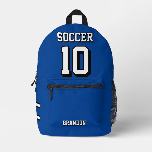 mochilas de fútbol gol de jugador personalizado az (Anverso)
