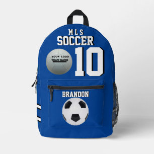 mochilas de fútbol gol de jugador personalizado az