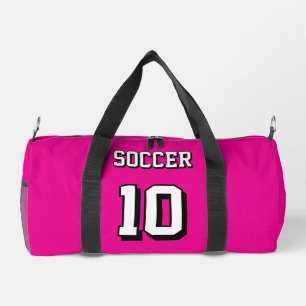 mochilas de fútbol gol jugador personalizado rosad