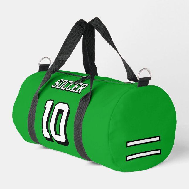 mochilas de fútbol gol jugador personalizado verde (Esquina izquierda)